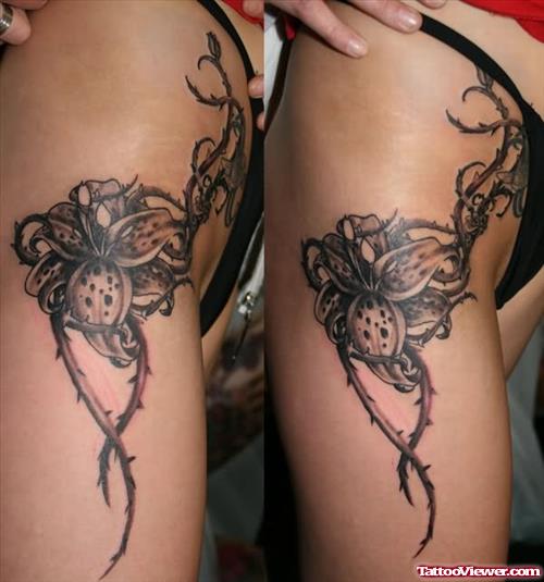 Best Lily Flower Tattoos Art