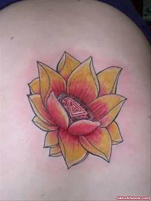 Yellow Lotus Tattoo