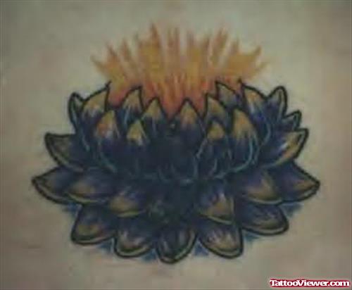 Beautiful Lotus Flower Tattoo