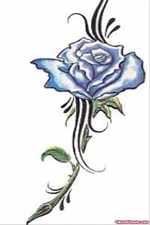 Rose Flower Tattoo Sample
