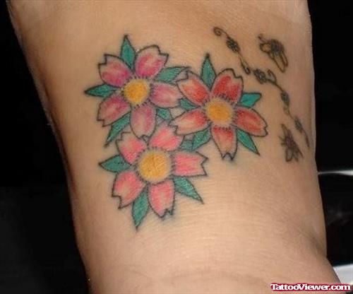 Three Flowers Tattoo