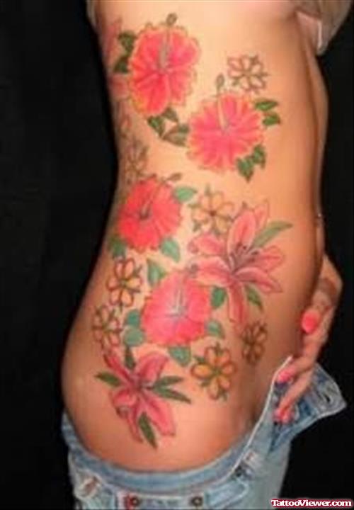 Flowers Tattoo Designs For Girls