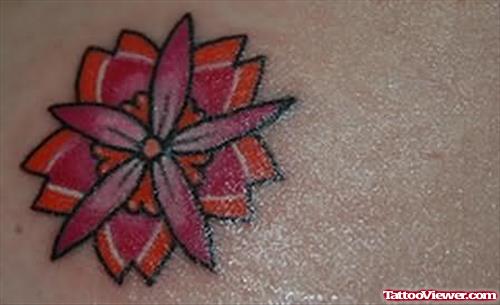 Mild Flower Tattoo