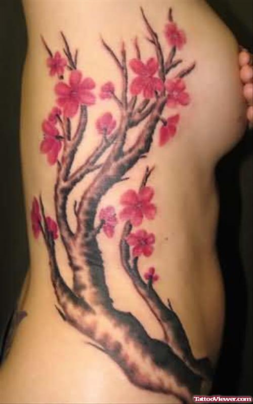 Cherry Blossom Flower Tattoos