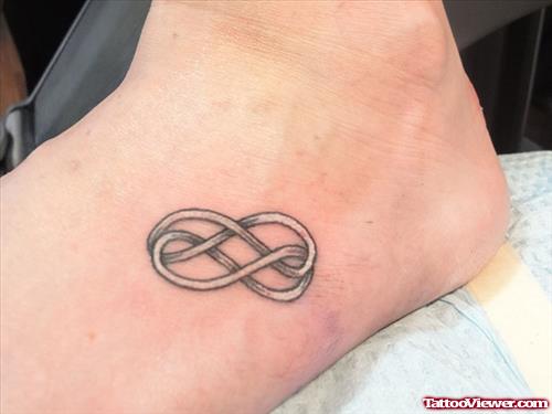 Celtic Infinity Symbol Left Foot
