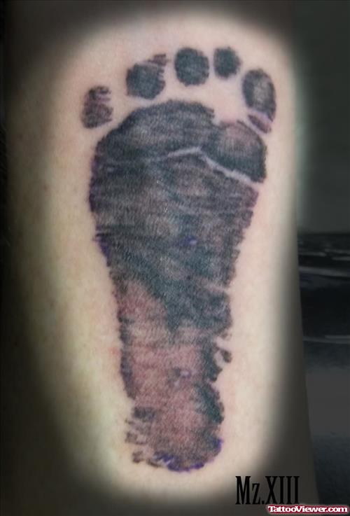 Infant Foot Print Tattoo