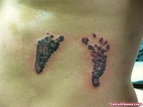 Latest Footprint Tattoos Design