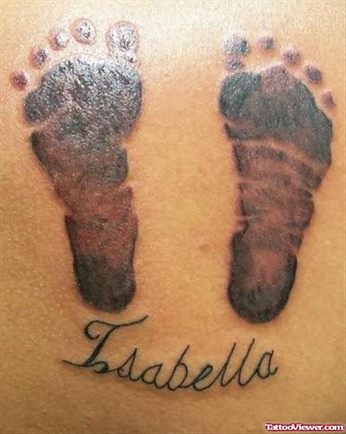 Baby Footprint Tattoos Designs