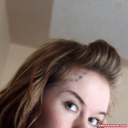 Starlight Tattoo On Forehead