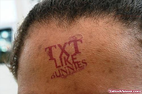 TXT Like Bunnies - Forehead Tattoo
