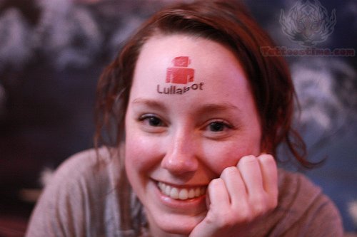 Lullabot Forehead Tattoo On Forehead