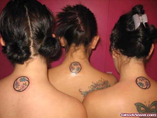 Pretty Friendship Tattoo On Back