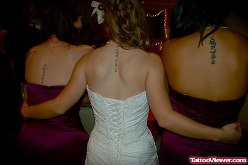 Complete Friendship Tattoo On Back
