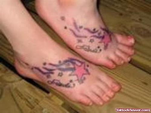 Friends Tattoos For Feet