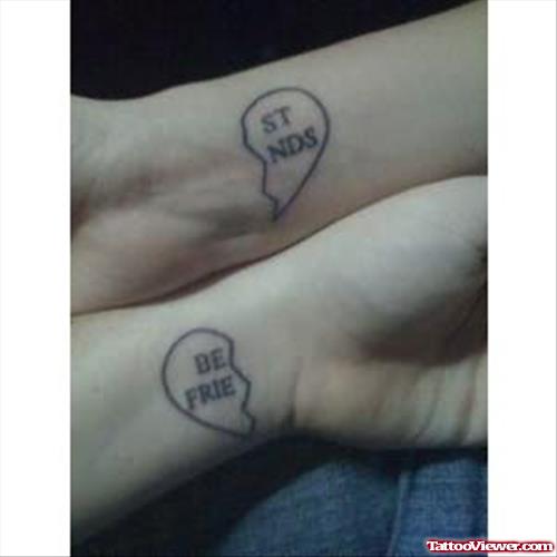 Best Friends Couple Tattoo