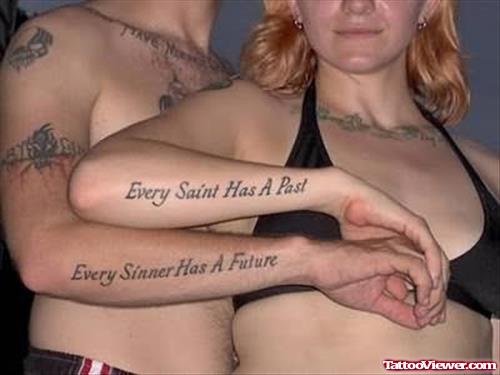 Craziest Matching Tattoos On Arm
