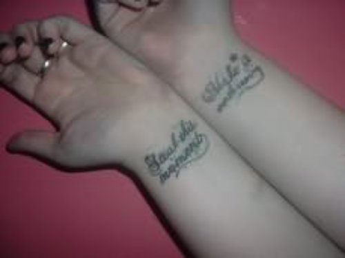 Friendship Tattoo For Girls On Wrist