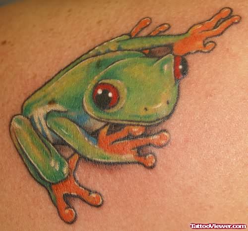 Tree Frog Amazing Tattoo
