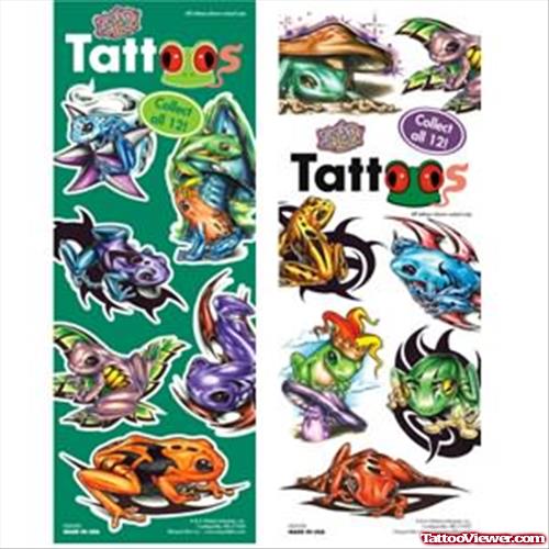 Skin Frog Tattoo Collection