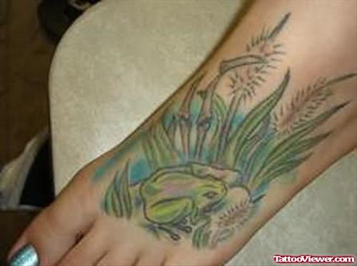 Terrific Frog Tattoo