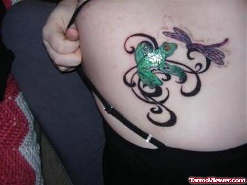Shining Frog Tattoo
