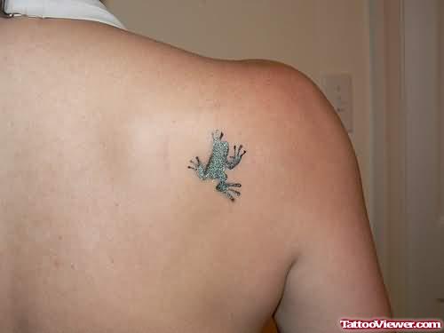 Frog Tattoo For Back Shoulder
