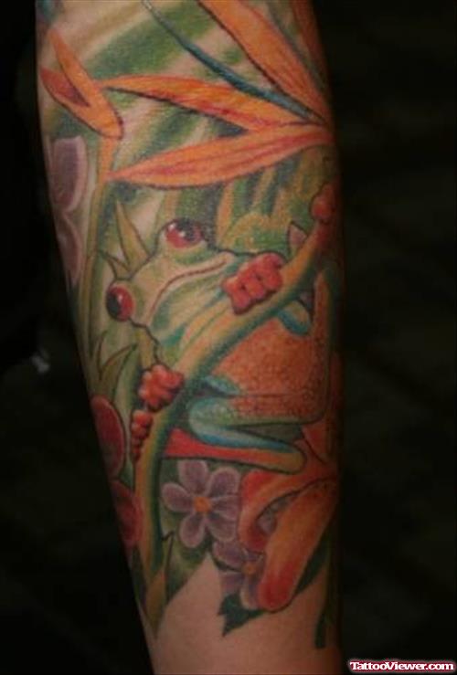 Tree Frog Tattoo By Tattoostime