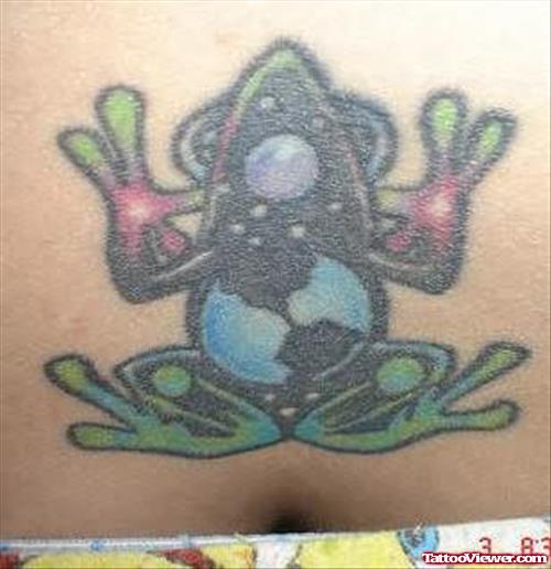 Peace Frog Tattoo For Body