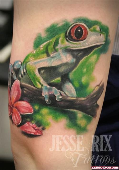 Frog Tattoo Large Image