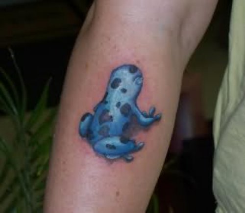 Frog Tattoo - Blue Frog