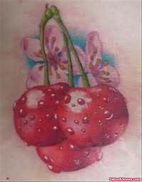 Cherry Image Tattoo