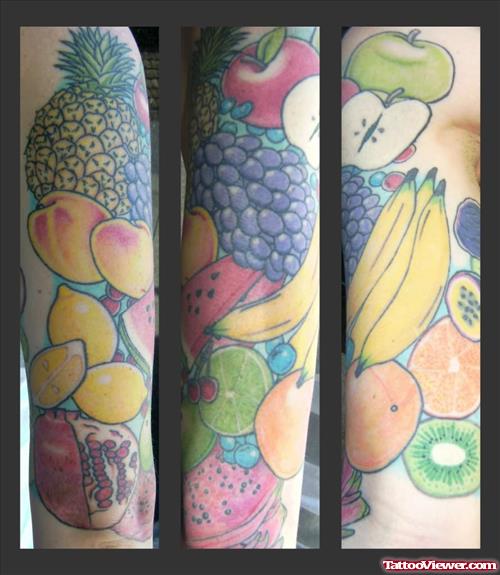 Fruit Basket collage