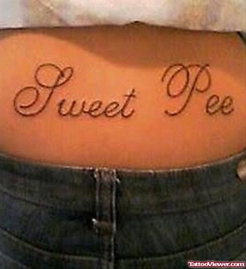 Sweet Pie Funny Tattoo