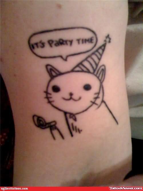 Party time Funny Tattoo