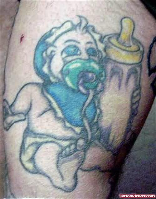 Funny Child Tattoo