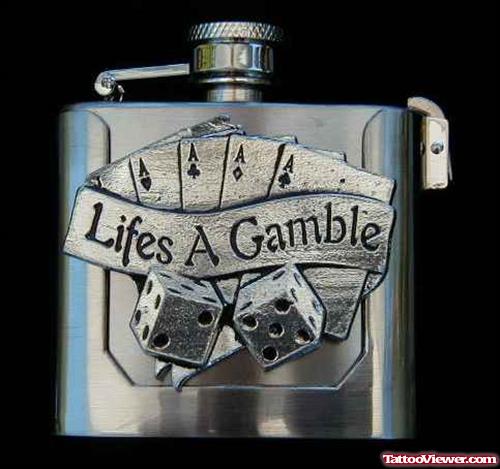 Dices and Lifes A Gamble Tattoo