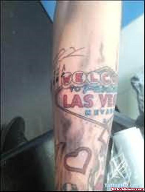Gangsta Tattoo On Arm Joint