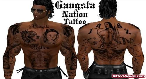 Gangsta nation tattoo