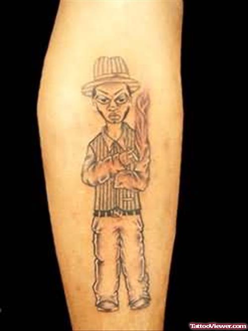 Gangster Man Tattoo