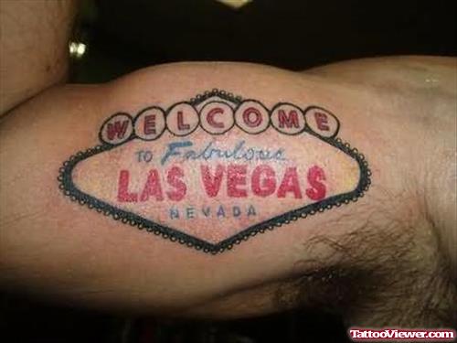 Gambling Tattoo For Muscle