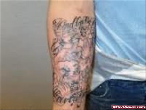 Gambling Tattoo For Arm