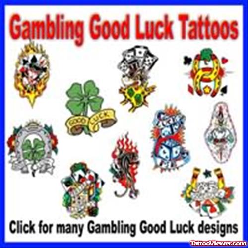 Gambling GoodLuck Tattoos