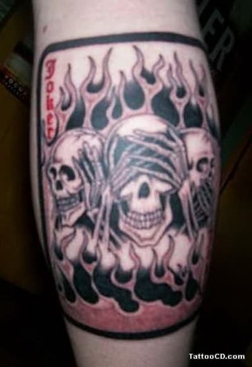 Three Skull Tattoo