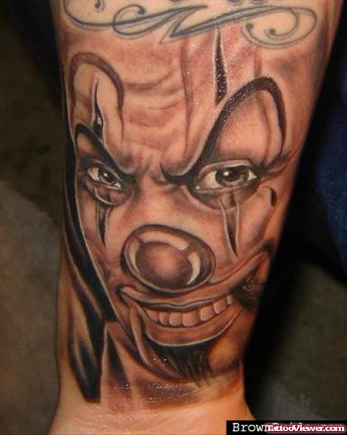 Gangsta Tattoo On Left Sleeve
