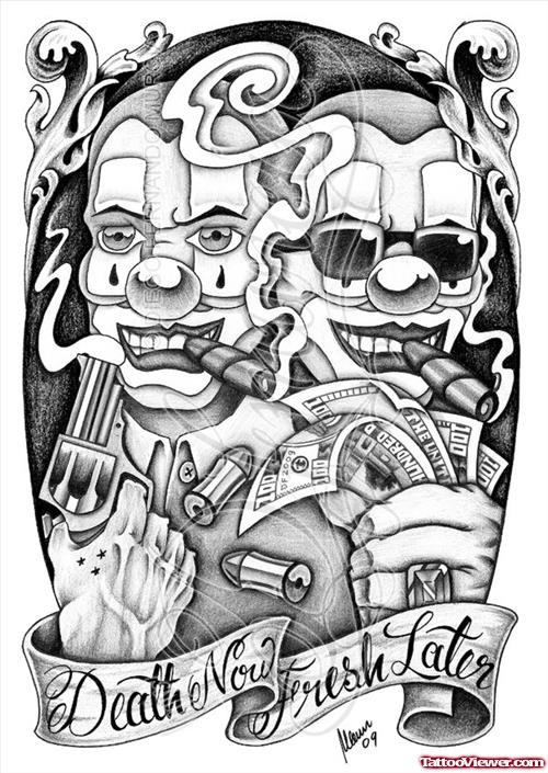 Amazing Gangsta Tattoos Designs