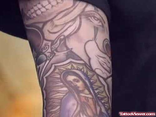 Gangsta Tattoo On Arm