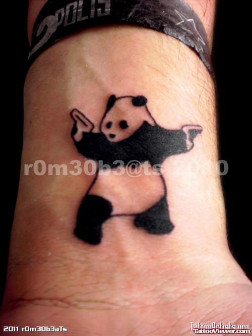 Gangsta Panda Bear Tattoo