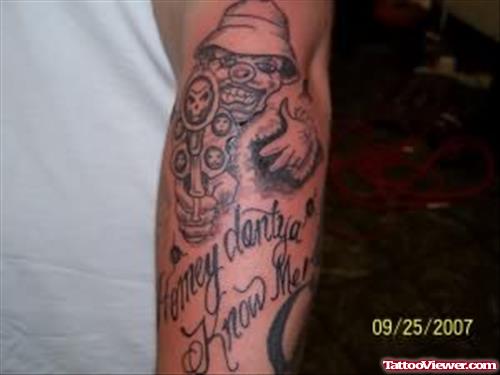 Gangsta Dangerous Tattoo Design