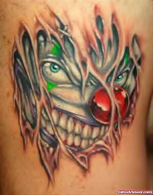 Clown Gangsta Tattoos