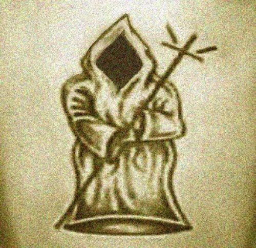 Grim Reaper Gangsta Tattoo